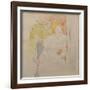 Julie Seated-Berthe Morisot-Framed Giclee Print