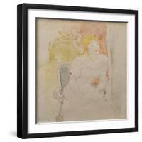 Julie Seated-Berthe Morisot-Framed Giclee Print