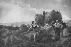 A Shepherd and his Flock-Julien Dupre-Giclee Print