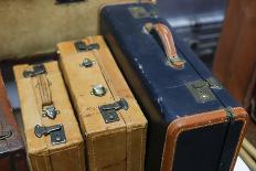 Vintage suitcases.-Julien McRoberts-Photographic Print