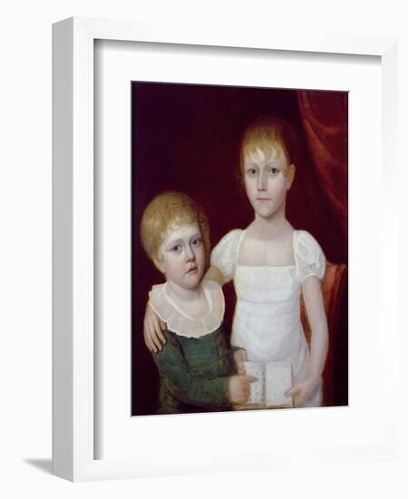 Juliet and John Wesley Paradise (1809-62), C.1815-20-John Paradise-Framed Giclee Print