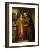 Juliet and the Friar 'Take Thou This Phial'-William James Grant-Framed Giclee Print