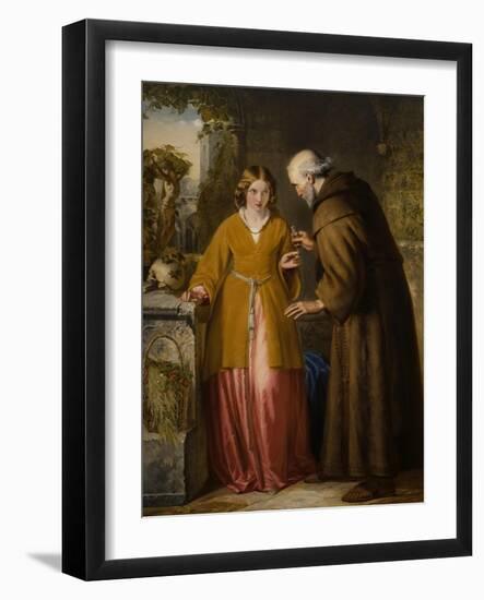 Juliet and the Friar 'Take Thou This Phial'-William James Grant-Framed Giclee Print