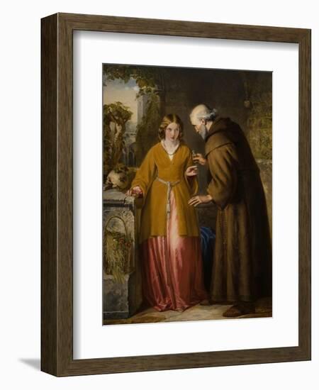 Juliet and the Friar 'Take Thou This Phial'-William James Grant-Framed Giclee Print