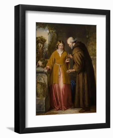 Juliet and the Friar 'Take Thou This Phial'-William James Grant-Framed Giclee Print