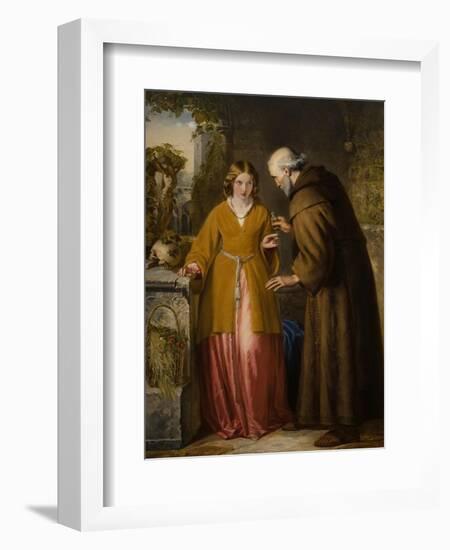 Juliet and the Friar 'Take Thou This Phial'-William James Grant-Framed Giclee Print