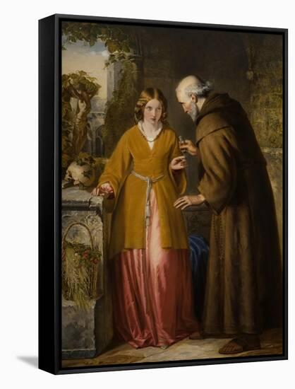 Juliet and the Friar 'Take Thou This Phial'-William James Grant-Framed Stretched Canvas