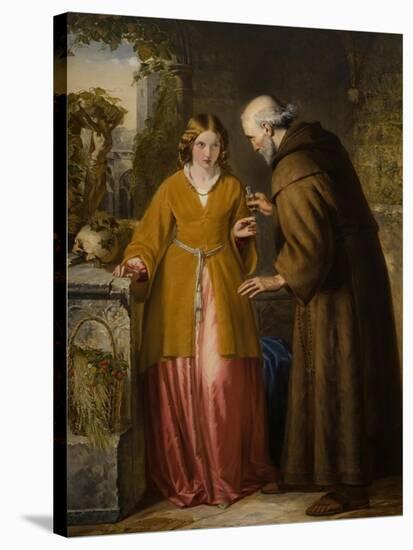 Juliet and the Friar 'Take Thou This Phial'-William James Grant-Stretched Canvas