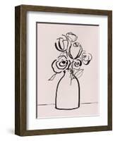 Juliet Bouquet-Isabelle Z-Framed Art Print