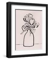 Juliet Bouquet-Isabelle Z-Framed Art Print