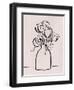 Juliet Bouquet-Isabelle Z-Framed Art Print