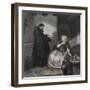 Juliet in the Cell of Friar Lawrence, 1867-Herbert Bourne-Framed Giclee Print