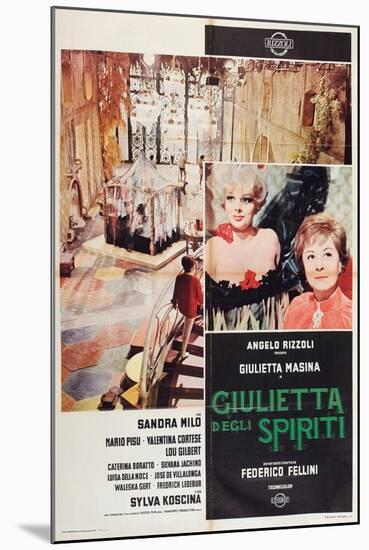 Juliet of the Spirits, 1965 (Giulietta Degli Spiriti)-null-Mounted Giclee Print