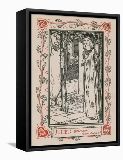 Juliet, Romeo and Juliet-Robert Anning Bell-Framed Stretched Canvas