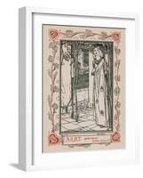 Juliet, Romeo and Juliet-Robert Anning Bell-Framed Giclee Print