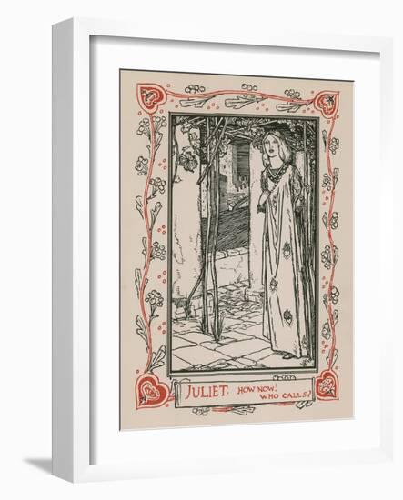 Juliet, Romeo and Juliet-Robert Anning Bell-Framed Giclee Print