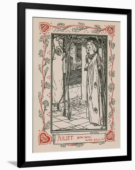 Juliet, Romeo and Juliet-Robert Anning Bell-Framed Giclee Print