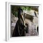 Juliet's Balcony and Statue, Verona, UNESCO World Heritage Site, Veneto, Italy, Europe-Stuart Black-Framed Photographic Print