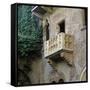 Juliet's Balcony, Verona, UNESCO World Heritage Site, Veneto, Italy, Europe-Stuart Black-Framed Stretched Canvas