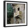 Juliet's Balcony, Verona, UNESCO World Heritage Site, Veneto, Italy, Europe-Stuart Black-Framed Photographic Print