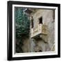 Juliet's Balcony, Verona, UNESCO World Heritage Site, Veneto, Italy, Europe-Stuart Black-Framed Photographic Print