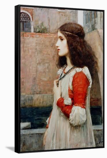 Juliet-John William Waterhouse-Framed Stretched Canvas