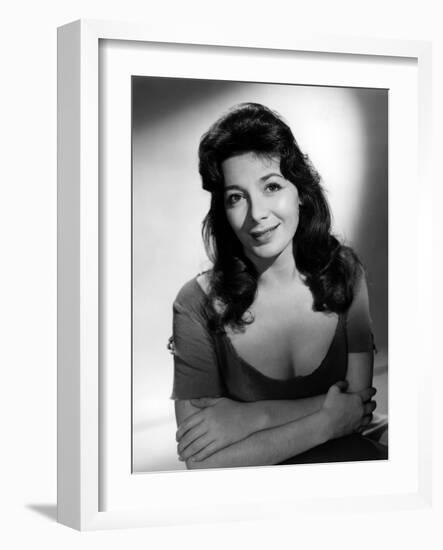 JULIETTE GRECO, 1957 (b/w photo)-null-Framed Photo