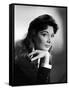 JULIETTE GRECO, 1957 (b/w photo)-null-Framed Stretched Canvas