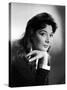JULIETTE GRECO, 1957 (b/w photo)-null-Stretched Canvas