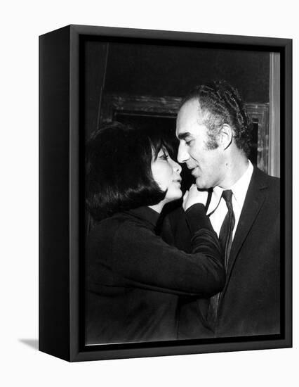 Juliette Gréco and Michel Piccoli in 1968-Marcel Begoin-Framed Stretched Canvas