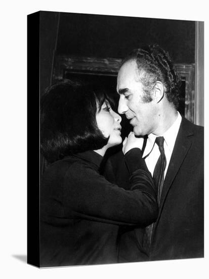 Juliette Gréco and Michel Piccoli in 1968-Marcel Begoin-Stretched Canvas