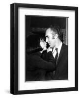 Juliette Gréco and Michel Piccoli in 1968-Marcel Begoin-Framed Photographic Print