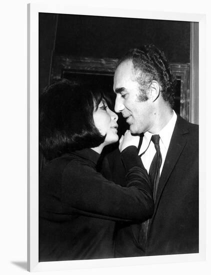 Juliette Gréco and Michel Piccoli in 1968-Marcel Begoin-Framed Photographic Print