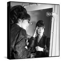 Juliette Greco Preparing to Go on Stage-Marcel Begoin-Stretched Canvas