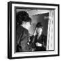 Juliette Greco Preparing to Go on Stage-Marcel Begoin-Framed Photographic Print