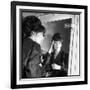 Juliette Greco Preparing to Go on Stage-Marcel Begoin-Framed Photographic Print