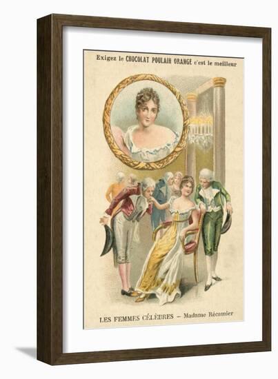 Juliette Recamier, French Society Leader-null-Framed Giclee Print