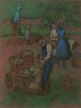 Peasant Couple with Apple-Trees-Julio González-Giclee Print