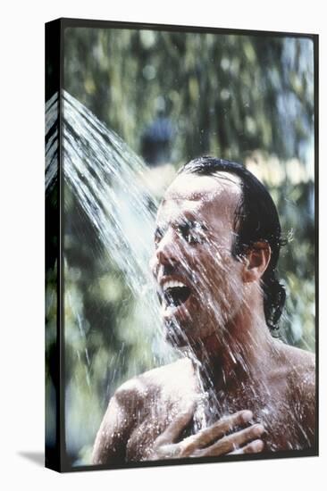 Julio Iglesias Having a Shower-Angelo Cozzi-Stretched Canvas