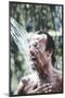 Julio Iglesias Having a Shower-Angelo Cozzi-Mounted Photographic Print
