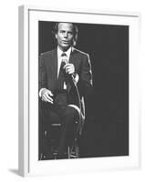 Julio Iglesias on Stage-null-Framed Premium Photographic Print