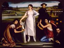 Ilustrac De Libro a La Sombra De La Mezquita De Julio Pellicer 1902-Julio Romero de Torres-Framed Giclee Print