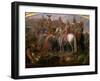 Julius Caesar, 100-44 BC Roman general, Sending Roman Colony to Carthage-Claude Audran the Younger-Framed Giclee Print
