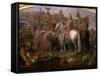 Julius Caesar, 100-44 BC Roman general, Sending Roman Colony to Carthage-Claude Audran the Younger-Framed Stretched Canvas