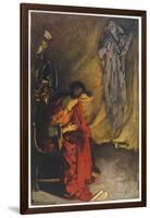 Julius Caesar, Act IV Scene III: Brutus and the Ghost-Edwin Austin-Framed Art Print