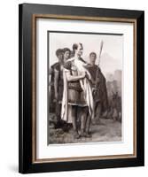 Julius Caesar and His Staff-Jean Leon Gerome-Framed Giclee Print