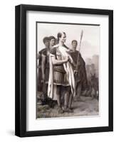 Julius Caesar and His Staff-Jean Leon Gerome-Framed Giclee Print