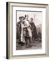 Julius Caesar and His Staff-Jean Leon Gerome-Framed Giclee Print