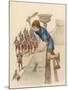 Julius Caesar as a Boy, Watching Roman Soldiers Returning from Battle-null-Mounted Giclee Print
