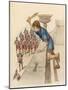 Julius Caesar as a Boy, Watching Roman Soldiers Returning from Battle-null-Mounted Giclee Print